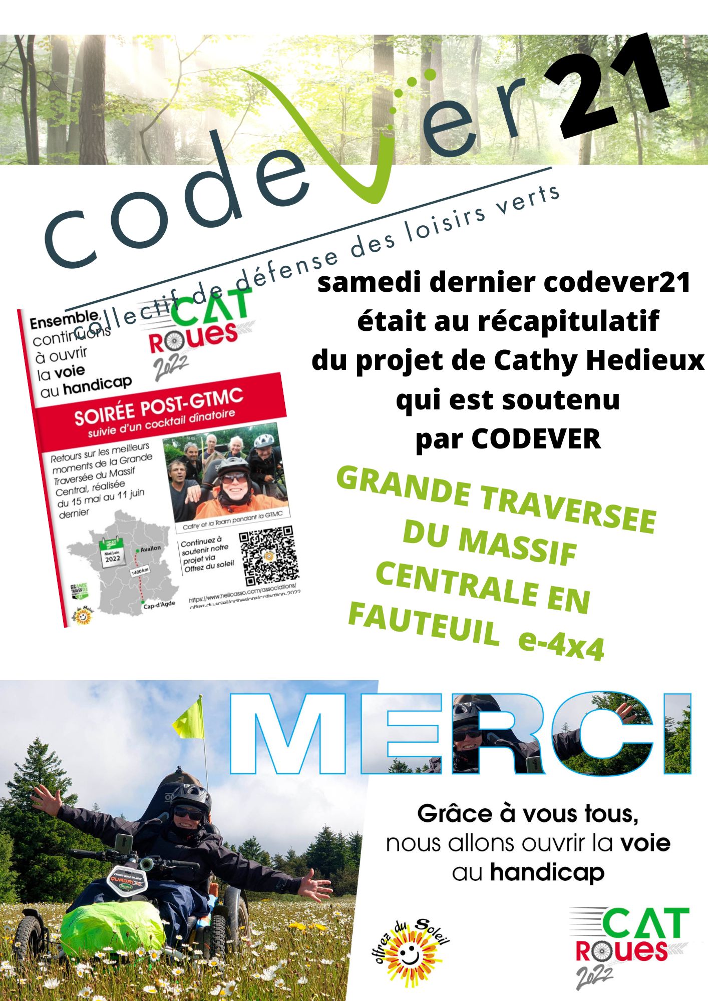 Codever - Projet De La Grande Traversée Du Massif Central De Cathy HEDIEUX